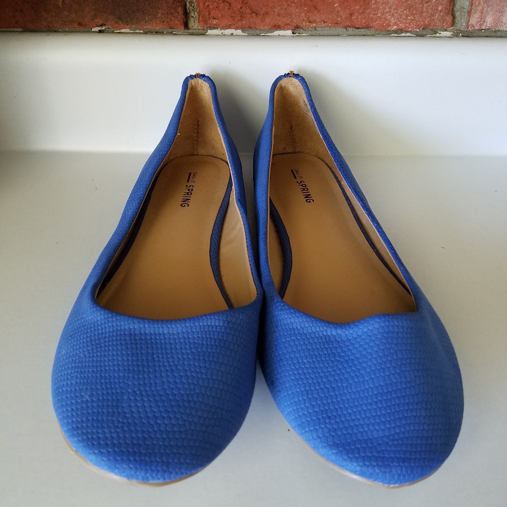 Blue flats